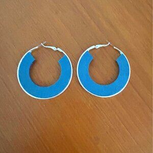 New hoops sterling silver 2 inch